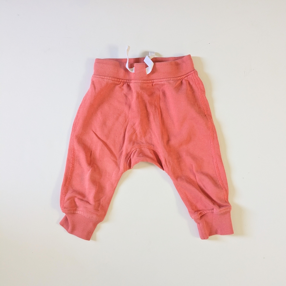 Hanna Andersson Pink Jogger Sweatpants with Tapered Legs